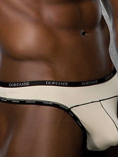 Мужские бежевые стринги из тонкого дышащего материала Doreanse Naked Summer 1216c09 распродажа